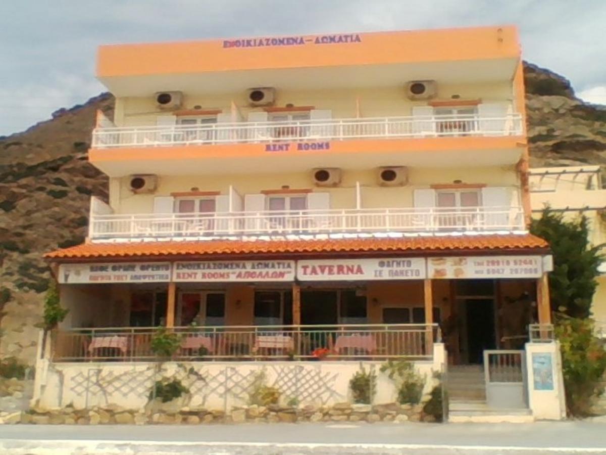 Apollon Aparthotel Tsoútsouros Exterior foto